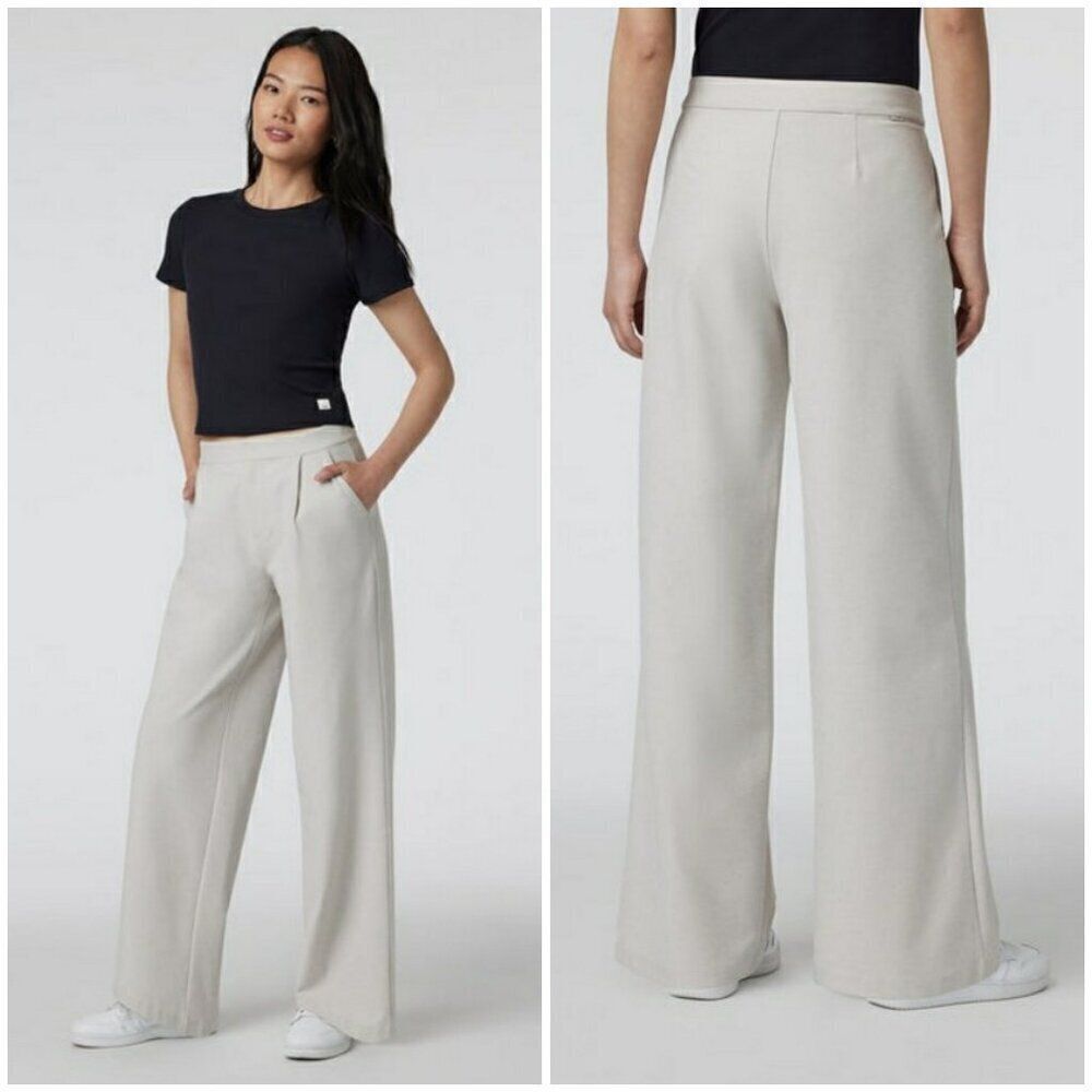 💕VUORI💕 Elevation Trouser ~ Ecru Heather XL NWT